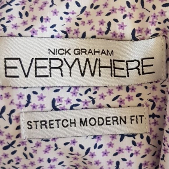 Men's Nick Graham Everywhere Modern-Fit  Size 15.5 - Picture 4 of 4